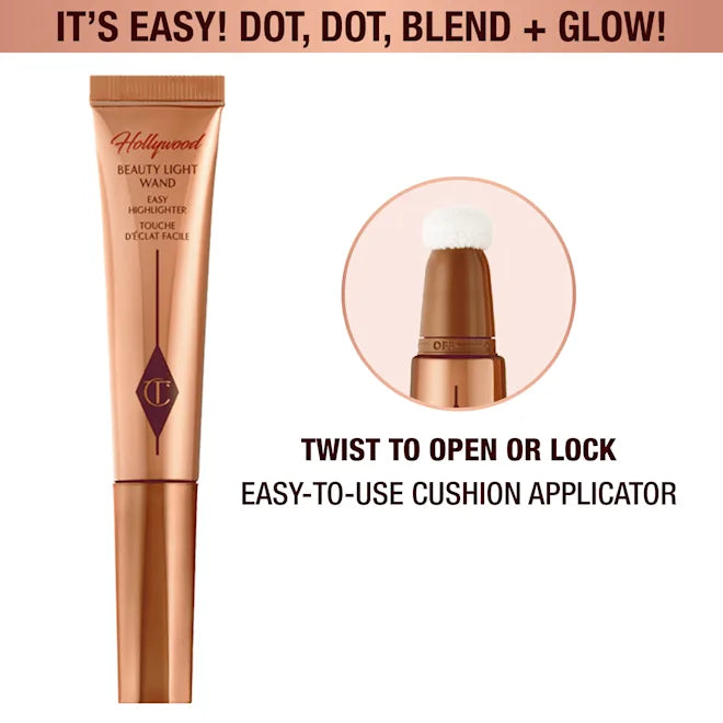 Charlotte Tilbury Hollywood Beauty Light Wand Highlighter – Spotlight (12ml)
