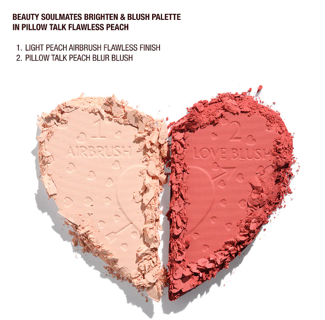 Charlotte Tilbury Pillow Talk Beauty Soulmates Palette – Flawless Peach (Limited Edition)