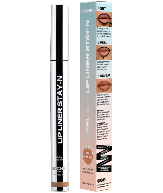 Sacheu STAY-N Peel-Off Lip Liner Stain – Longwear, Hydrating & TikTok Viral