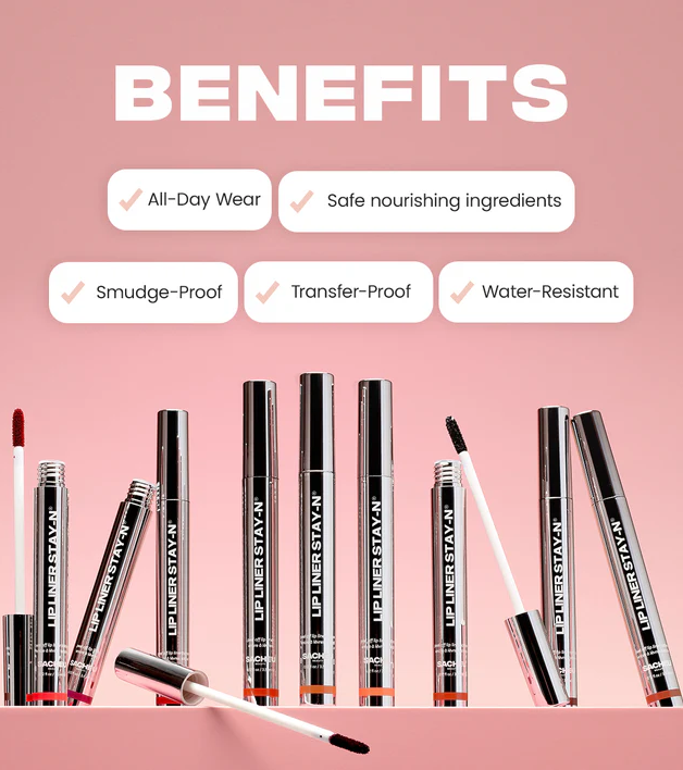 Sacheu STAY-N Peel-Off Lip Liner Stain – Longwear, Hydrating & TikTok Viral