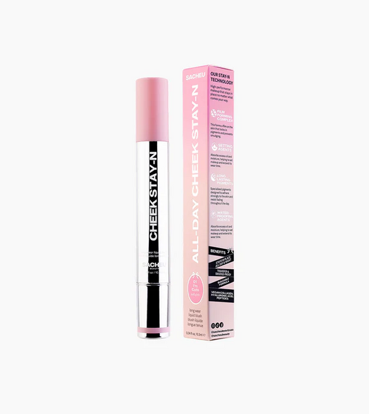 Sacheu Cheek Stay‑n Liquid Blush – Dewy Longwear Stain