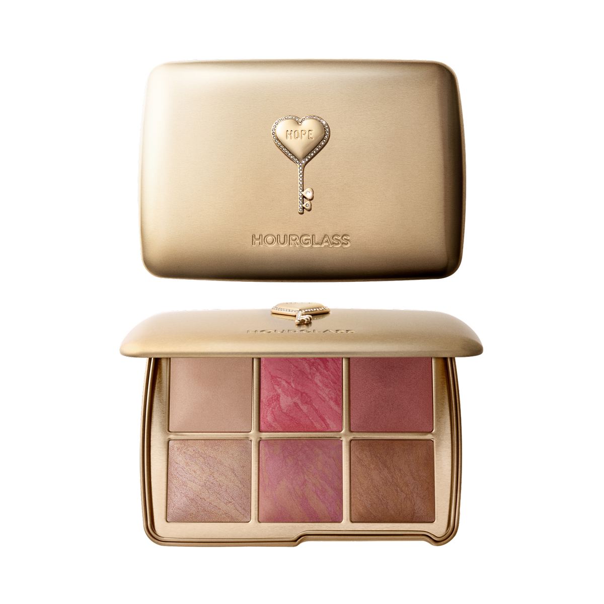 Hourglass Ambient Lighting Edit Unlocked Hope 2026 six-shade palette