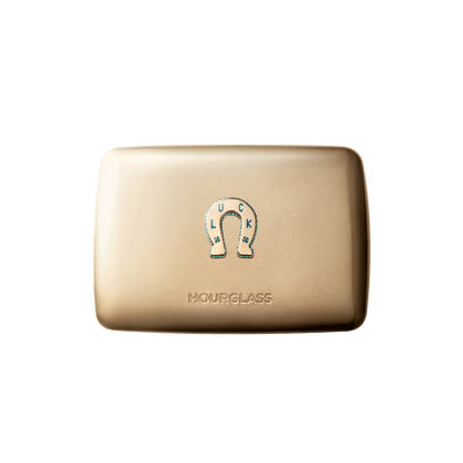 Hourglass Luck 2026 gold case with horseshoe charm