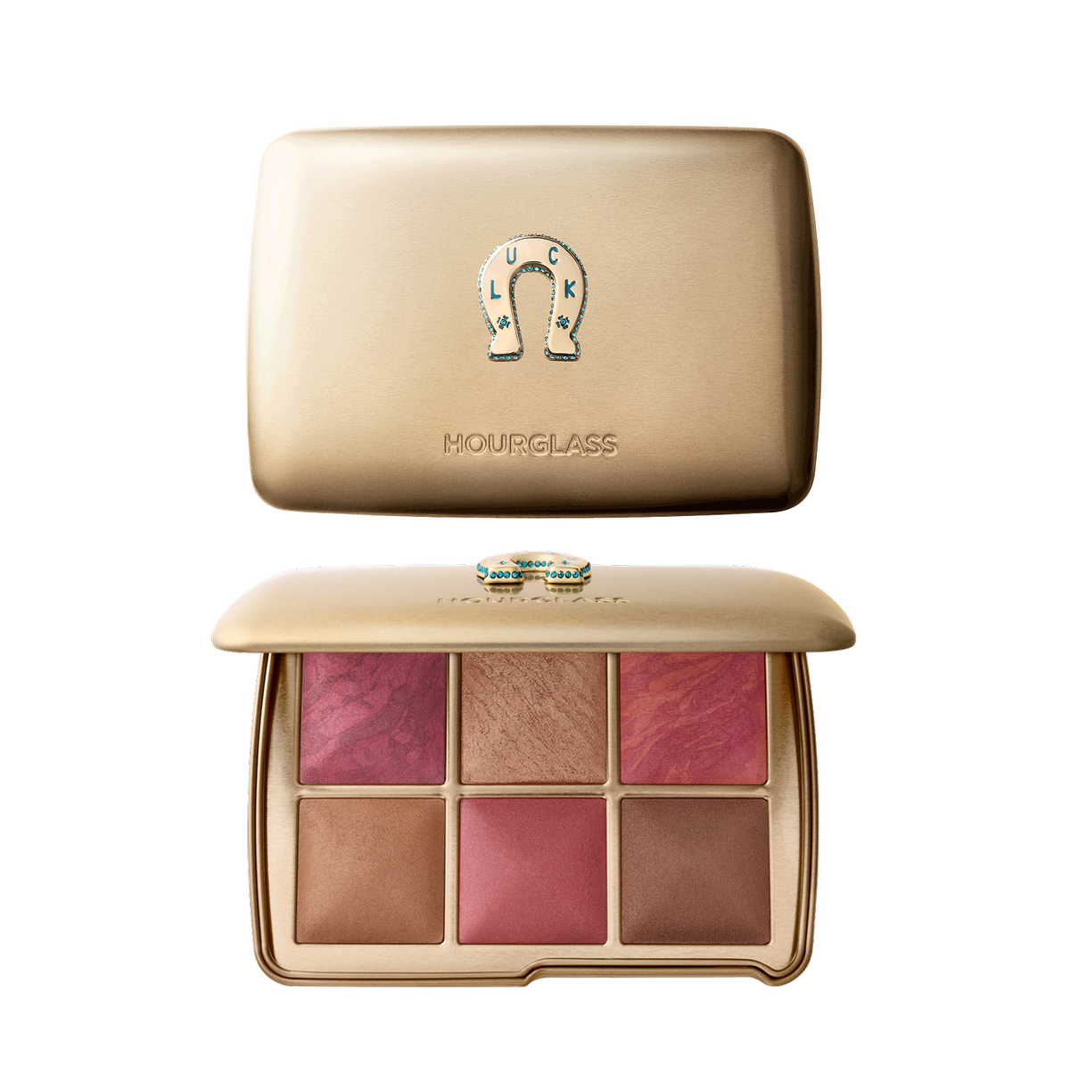 Hourglass Ambient Lighting Edit Unlocked Luck 2026 six-shade palette