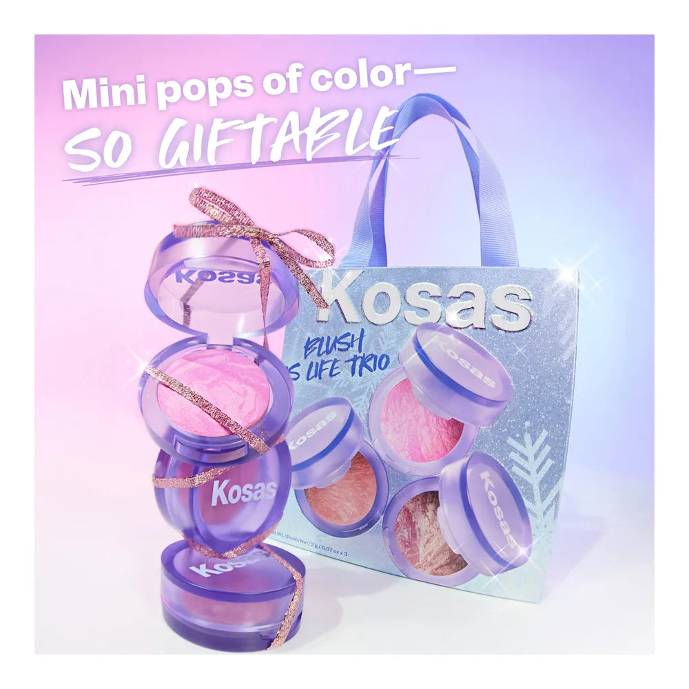 Kosas Blush Is Life Trio Mini (Holiday Limited Edition)